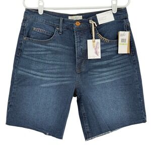 Jessica Simpson Womens Stretch Raw Hem Lived-In Vintage Relaxed Shorts Sz 30 NWT